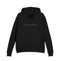 Lion Crest Hoodie - "Living on Purpose" Inspirational Black Pullover